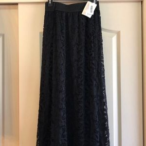 Lularoe black lace Lucy sz 2xl